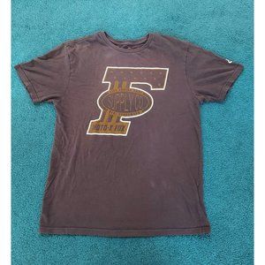 Fox Racing T-Shirt Men's Medium Gray Brown Moto-X Short Sleeve Casual Shirt